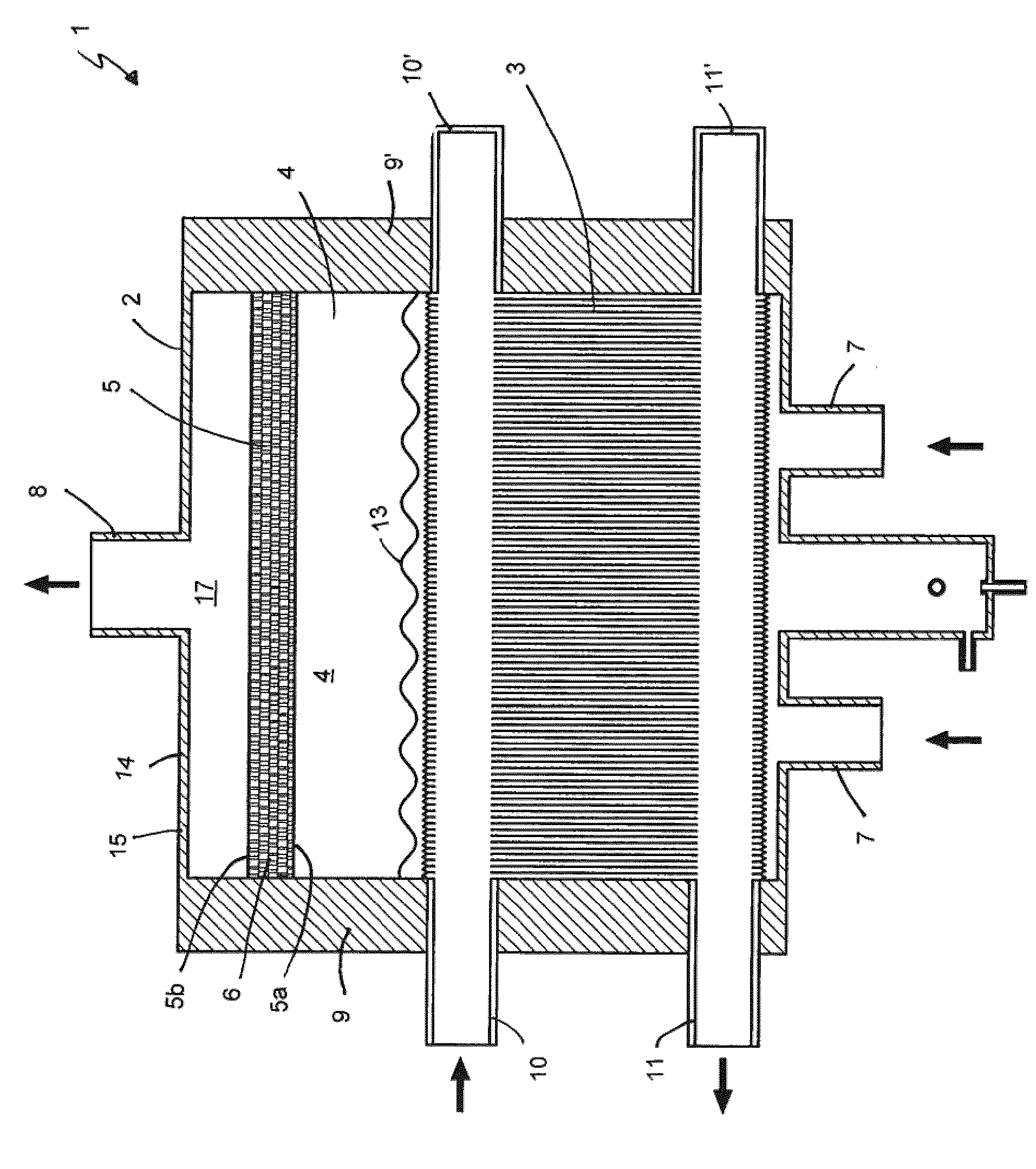 Device for separating droplets