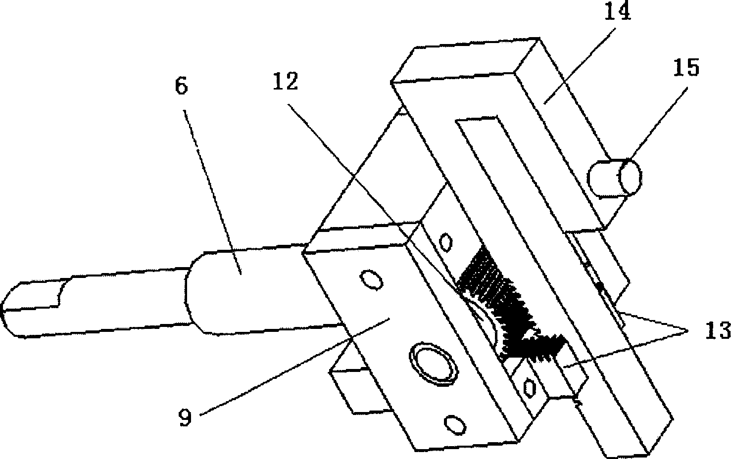 Sine driving mechanism with adjustable amplitude of oscillation for mechanical dolphin