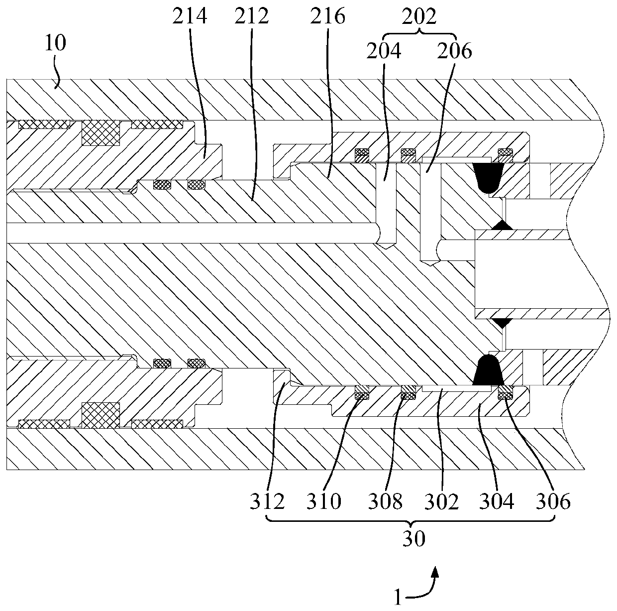 Cylinder, series cylinder and engineering vehicle