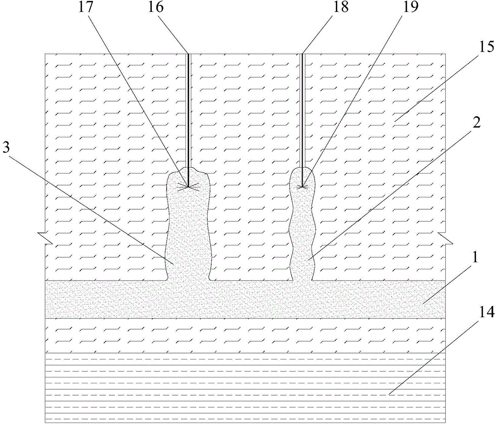 A construction method of anti-floating pile raft structure combined with deep rotary grouting cement-soil slab and anchor rod