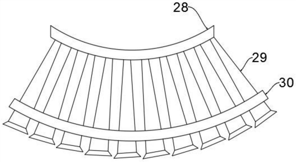 Highway bridge roadbed pavement construction device and construction method thereof