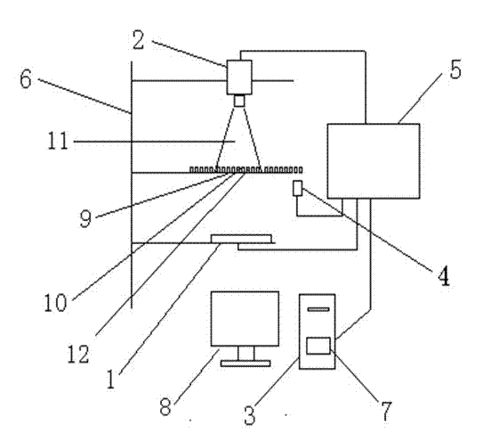 Device and method for online detection on appearance defect of minitype connecting part based on machine vision