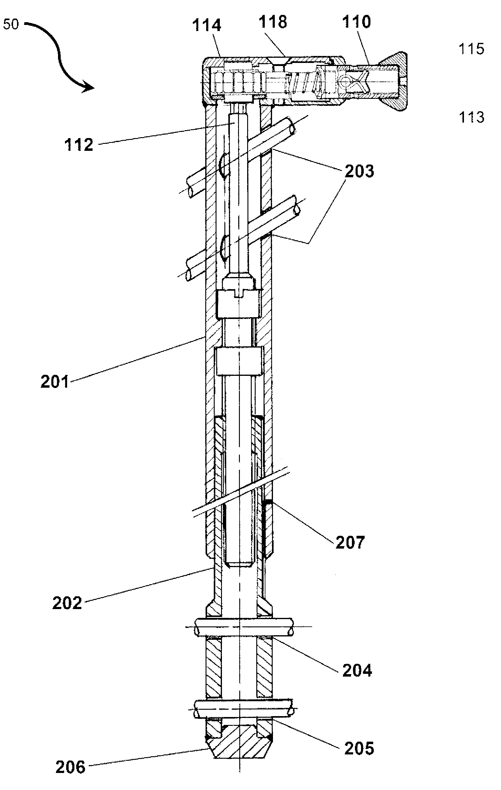 Intramedullar distraction device with user actuated distraction