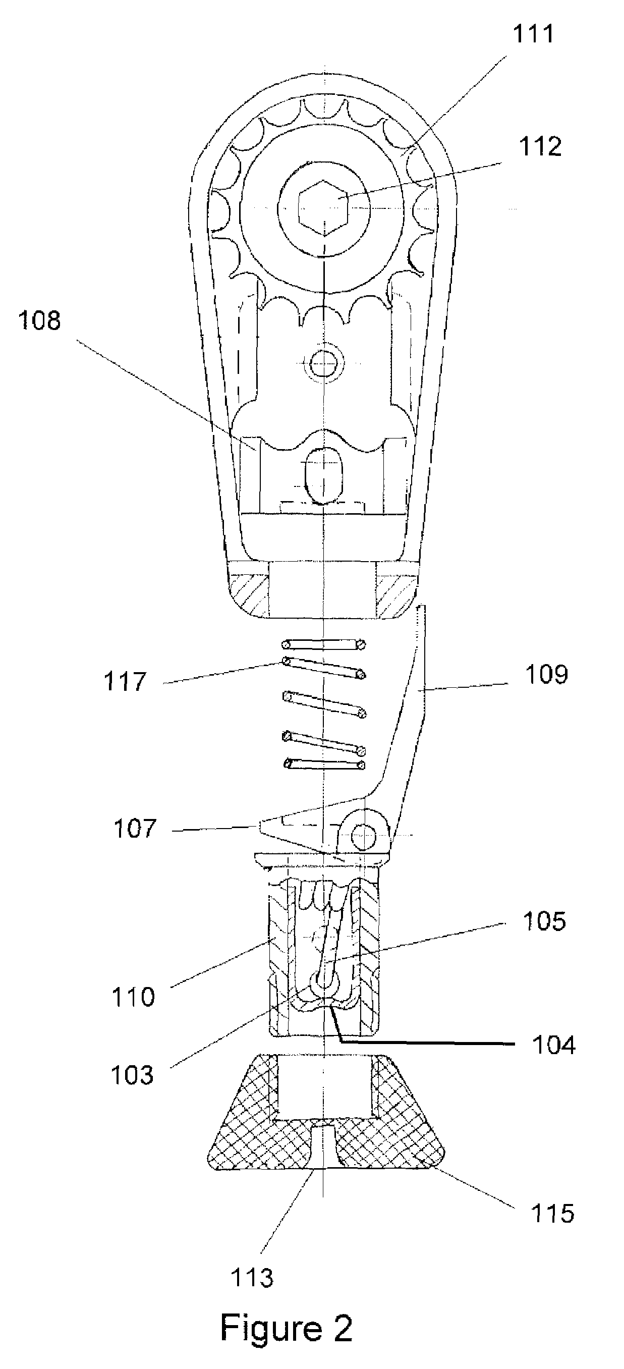 Intramedullar distraction device with user actuated distraction