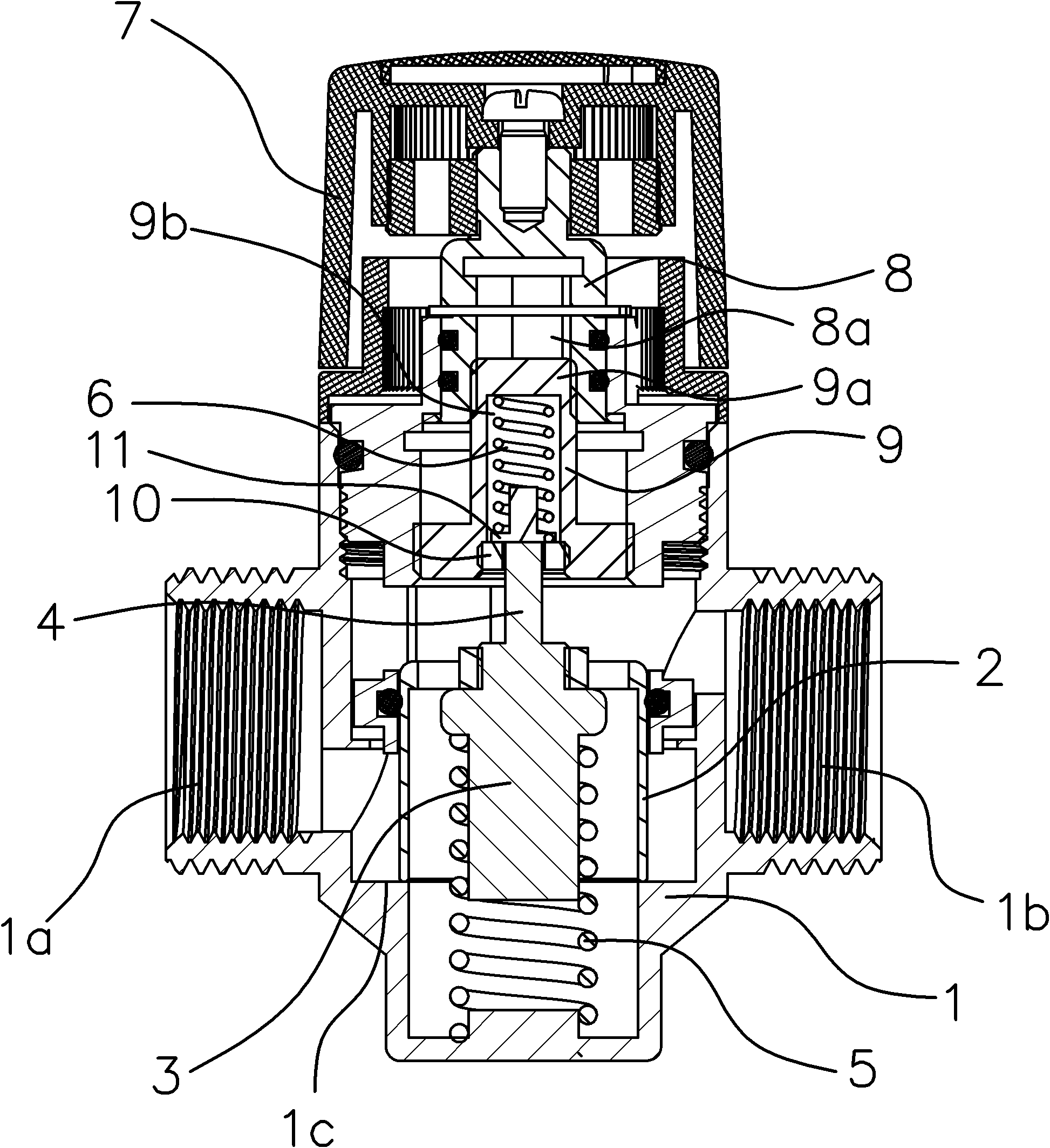 Thermostatic control valve