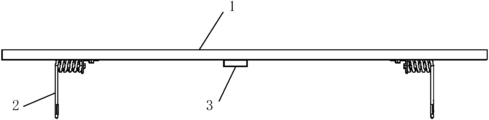 Window alarm board with transverse elastic connecting pieces and manufacturing method of window alarm board