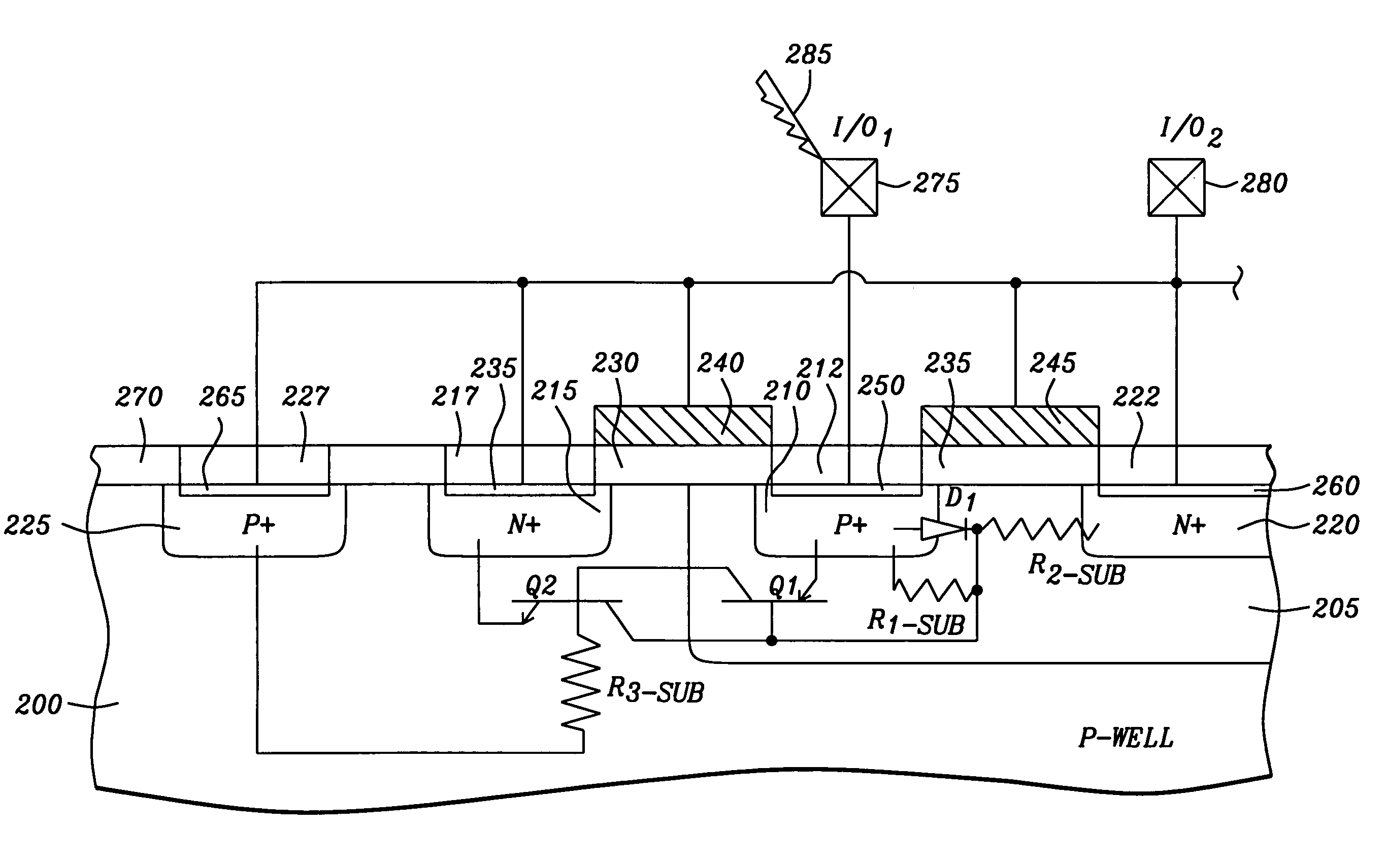 Method for forming an ESD protection circuit