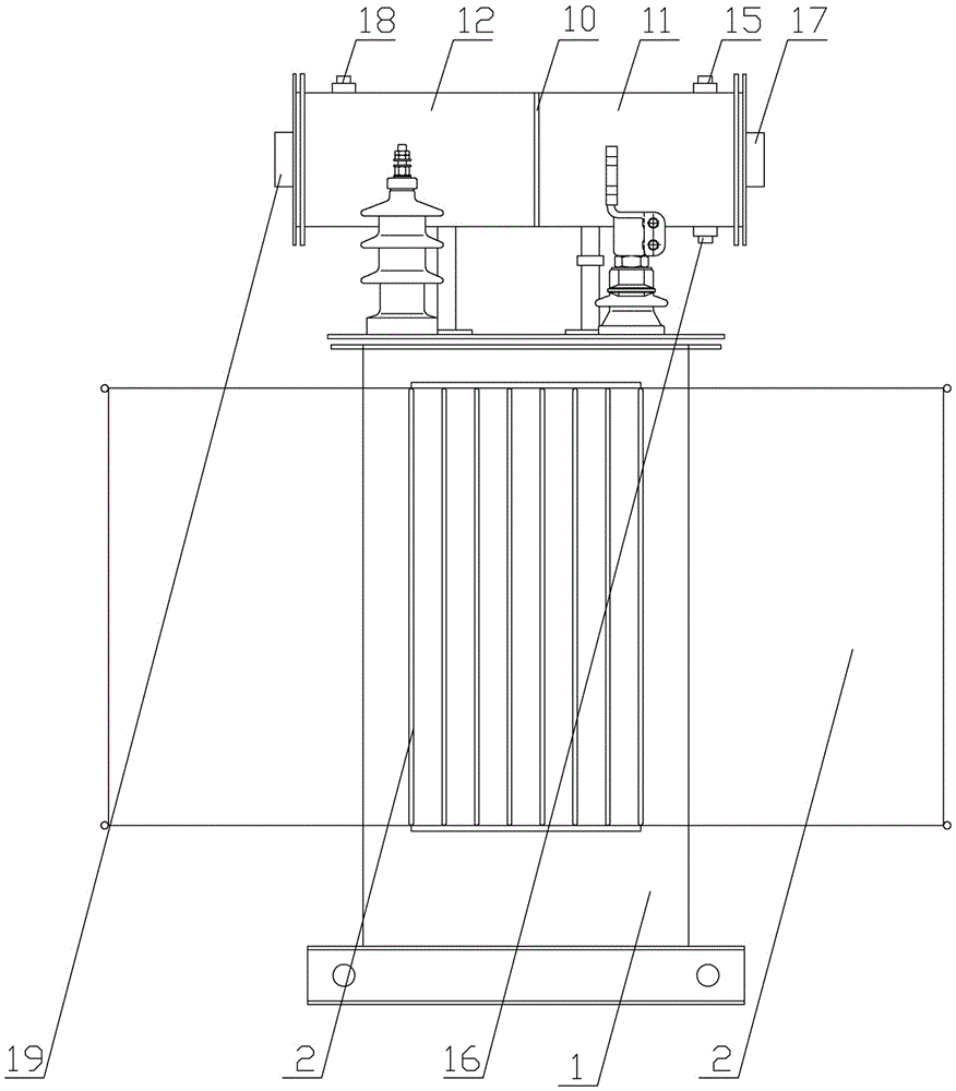 An oil-immersed high overload power transformer