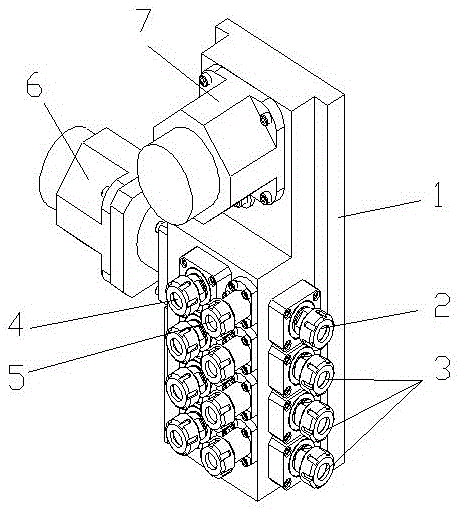 Power head device for turning-milling combined numerically-controlled machine tool