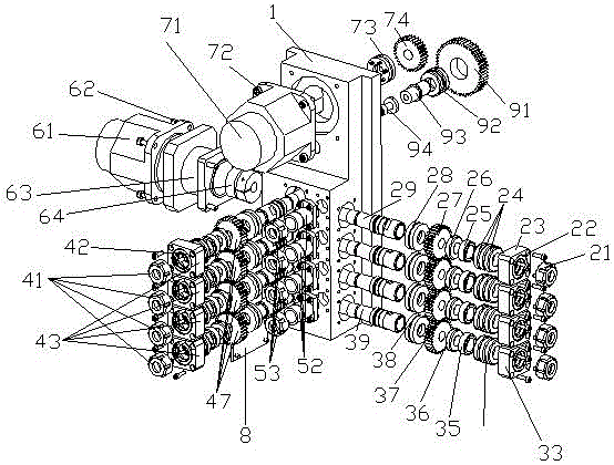 Power head device for turning-milling combined numerically-controlled machine tool