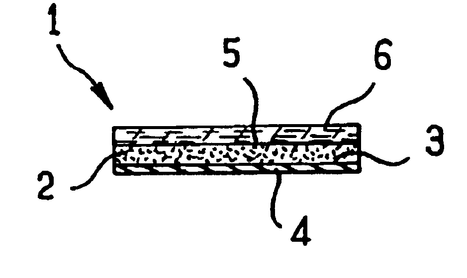Patch, a kit constituted by a patch and a receptacle and a method