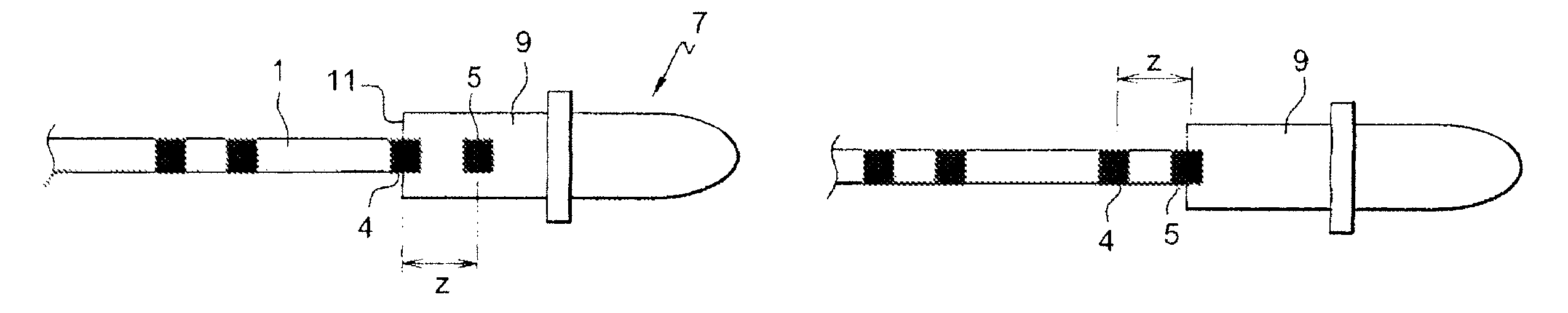 Electrical cable provided with external marking and method of crimping the barrel of a contact onto an electrical cable provided with external marking