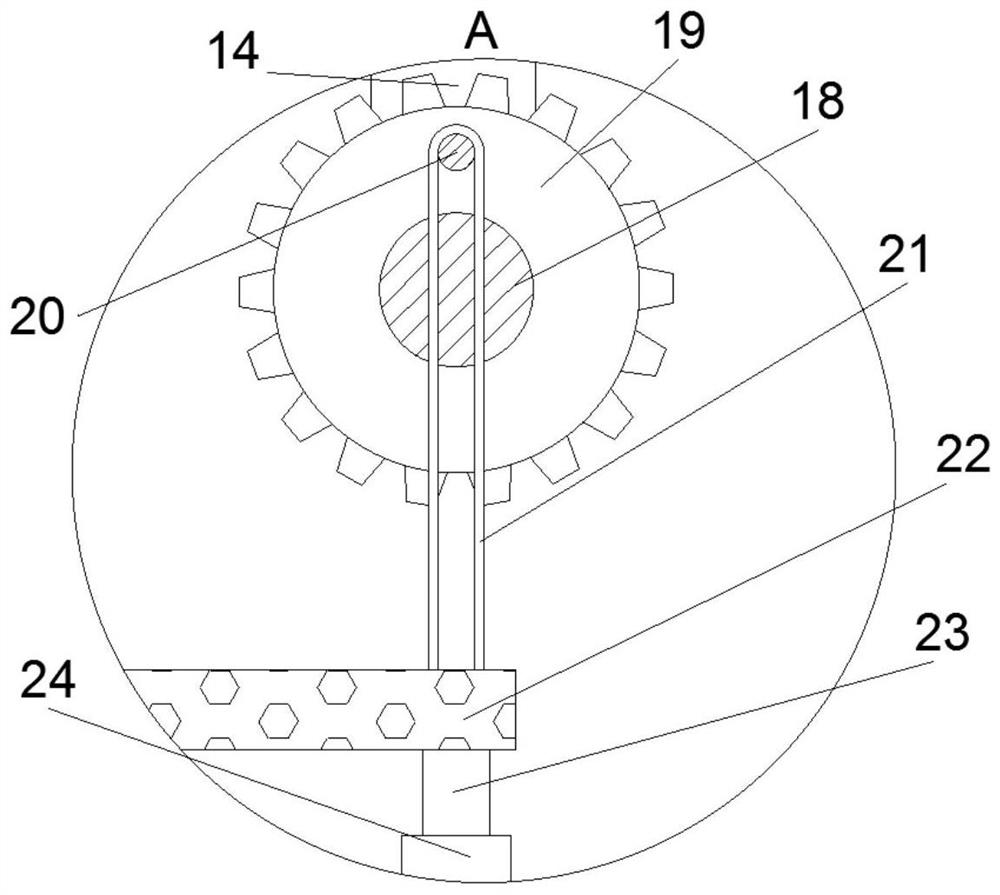 Automatic clamping and labeling device for cylindrical packaging box