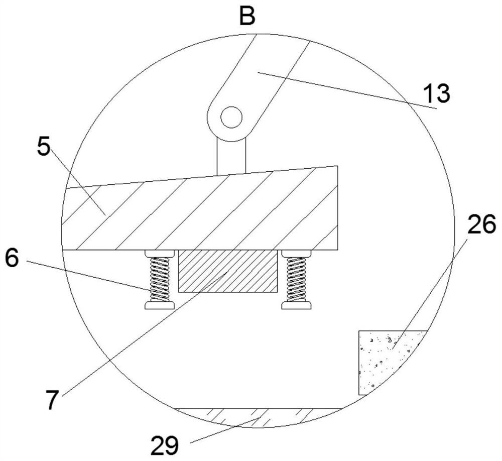 Automatic clamping and labeling device for cylindrical packaging box