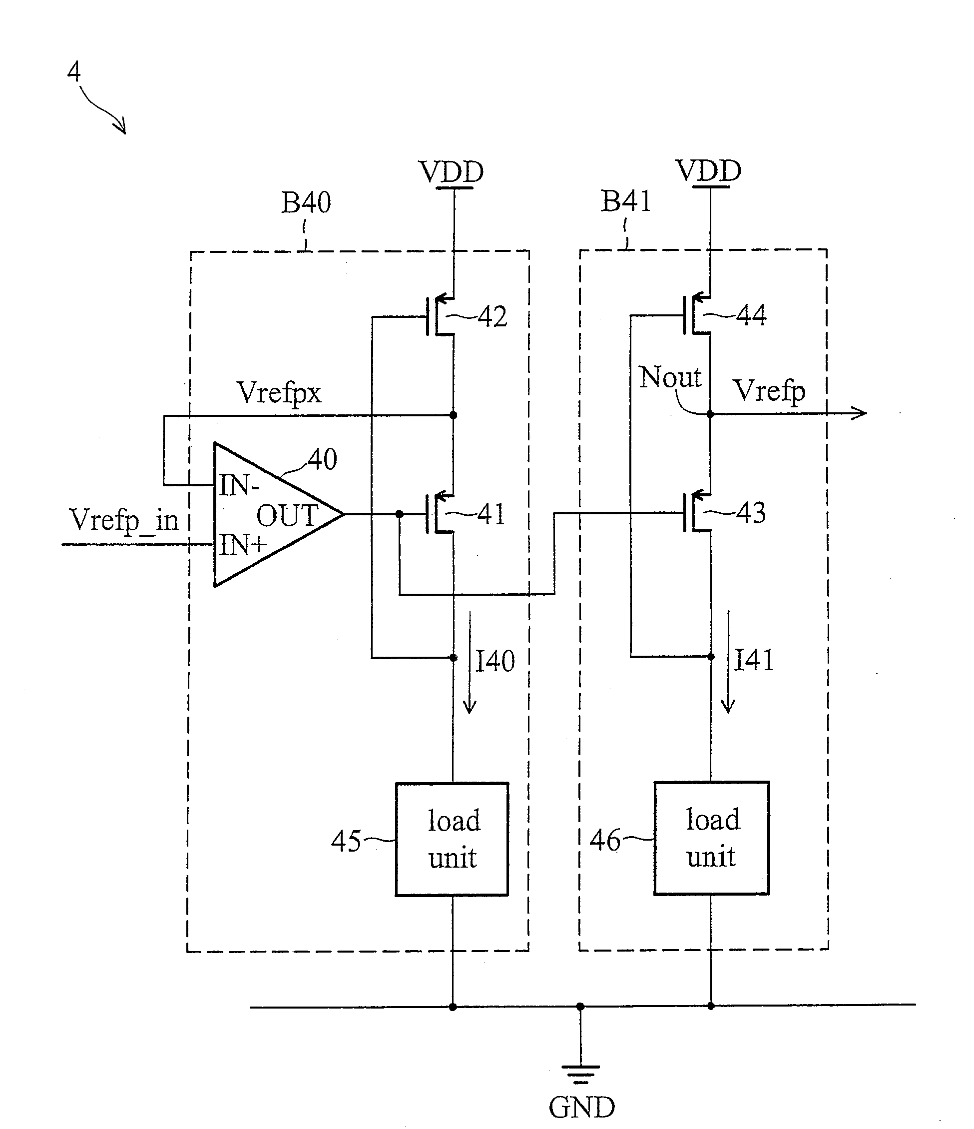 Reference buffer circuits