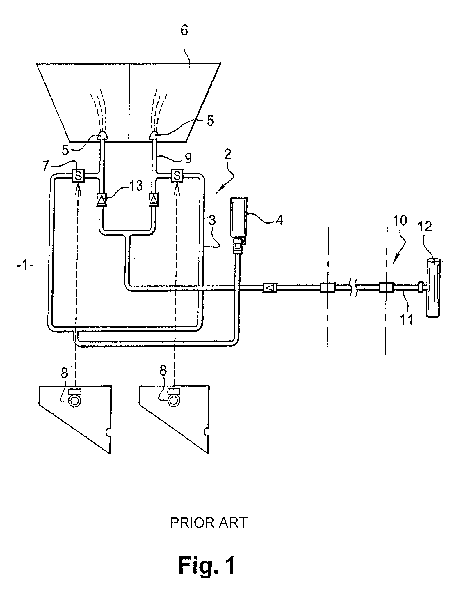 System for the spraying of spray liquid for aircraft windshield, and cockpit provided with such a spraying system