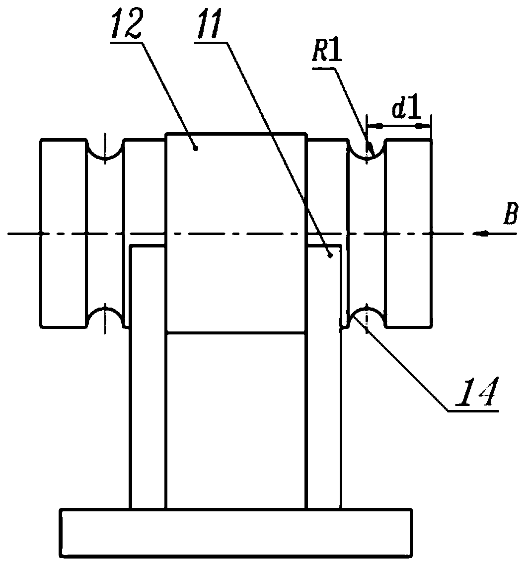 Reversing tee valve with quick connection function