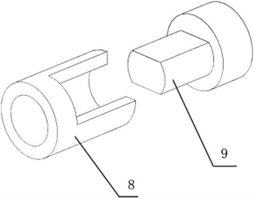 Combined trolley lifted by jack