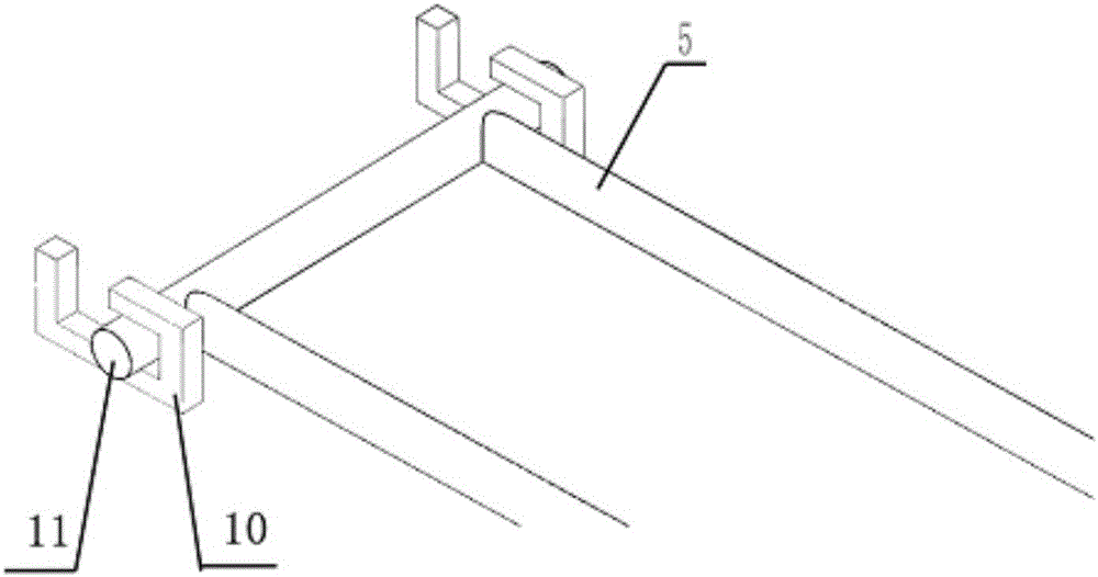 Combined trolley lifted by jack