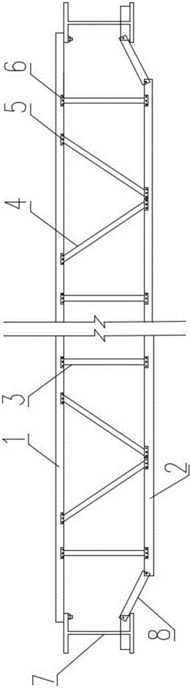 Cold-formed thin-walled type steel combined truss purline