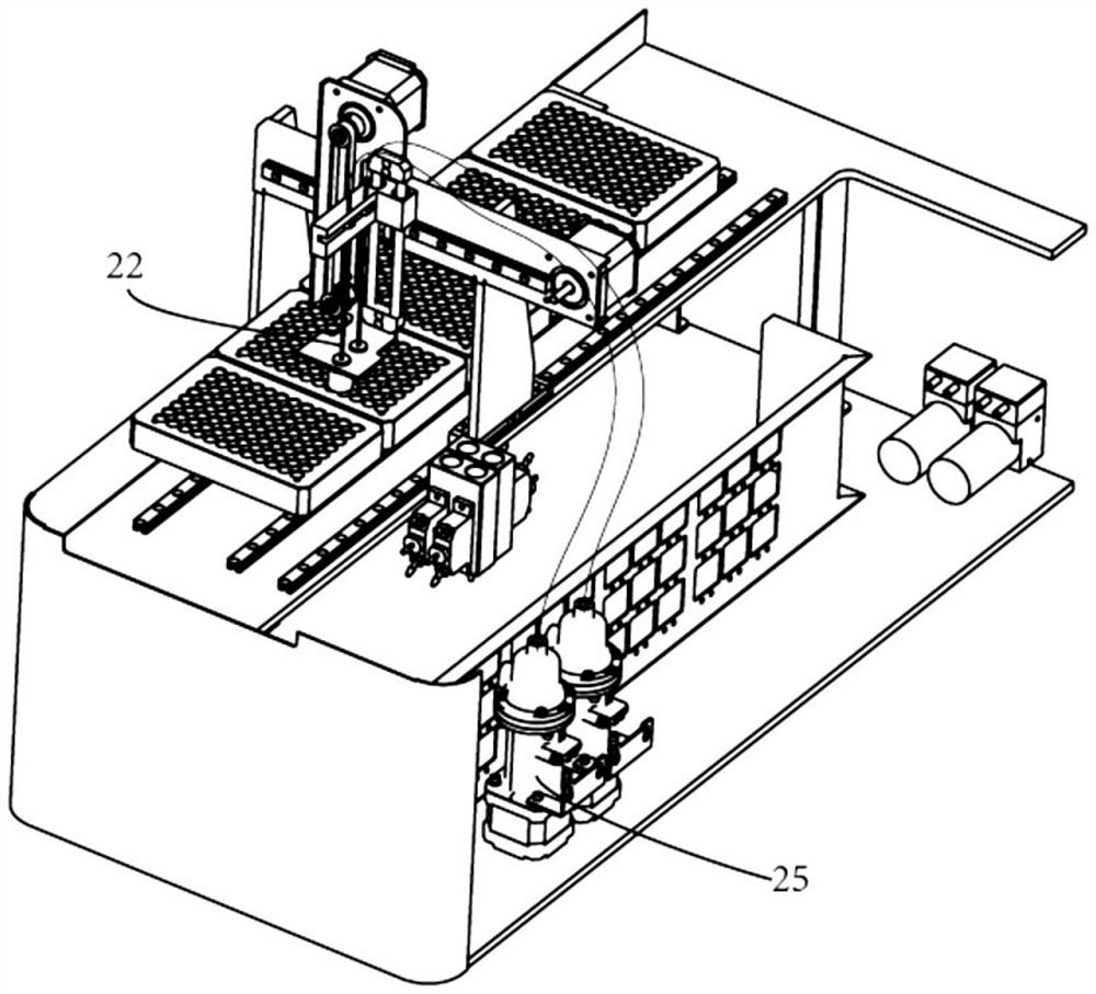 Bacterium counting device with no-clean mechanism