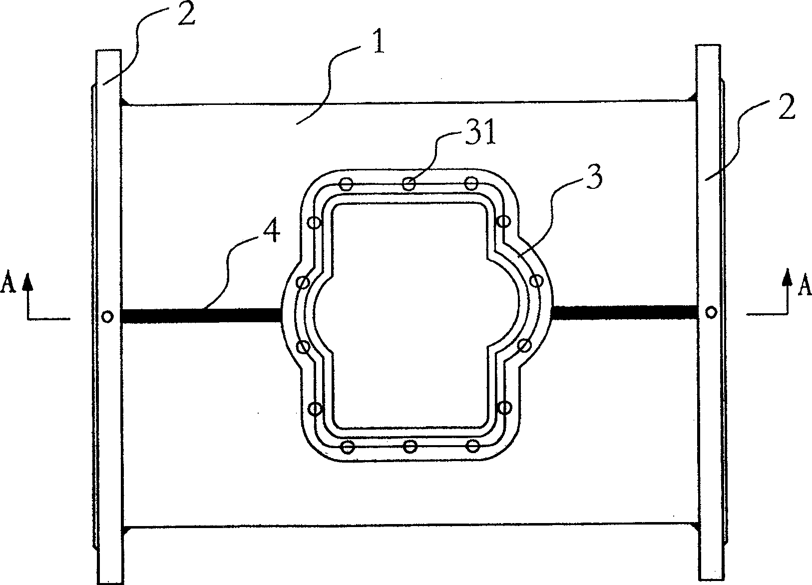 Water flowmeter shell manufacture method