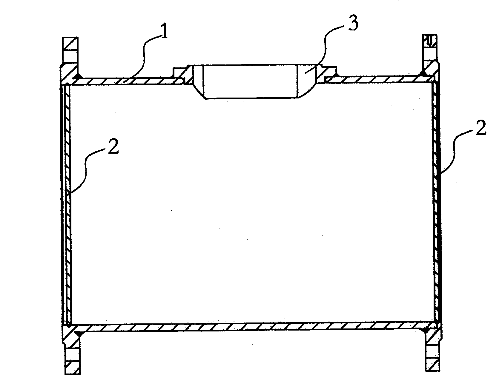 Water flowmeter shell manufacture method