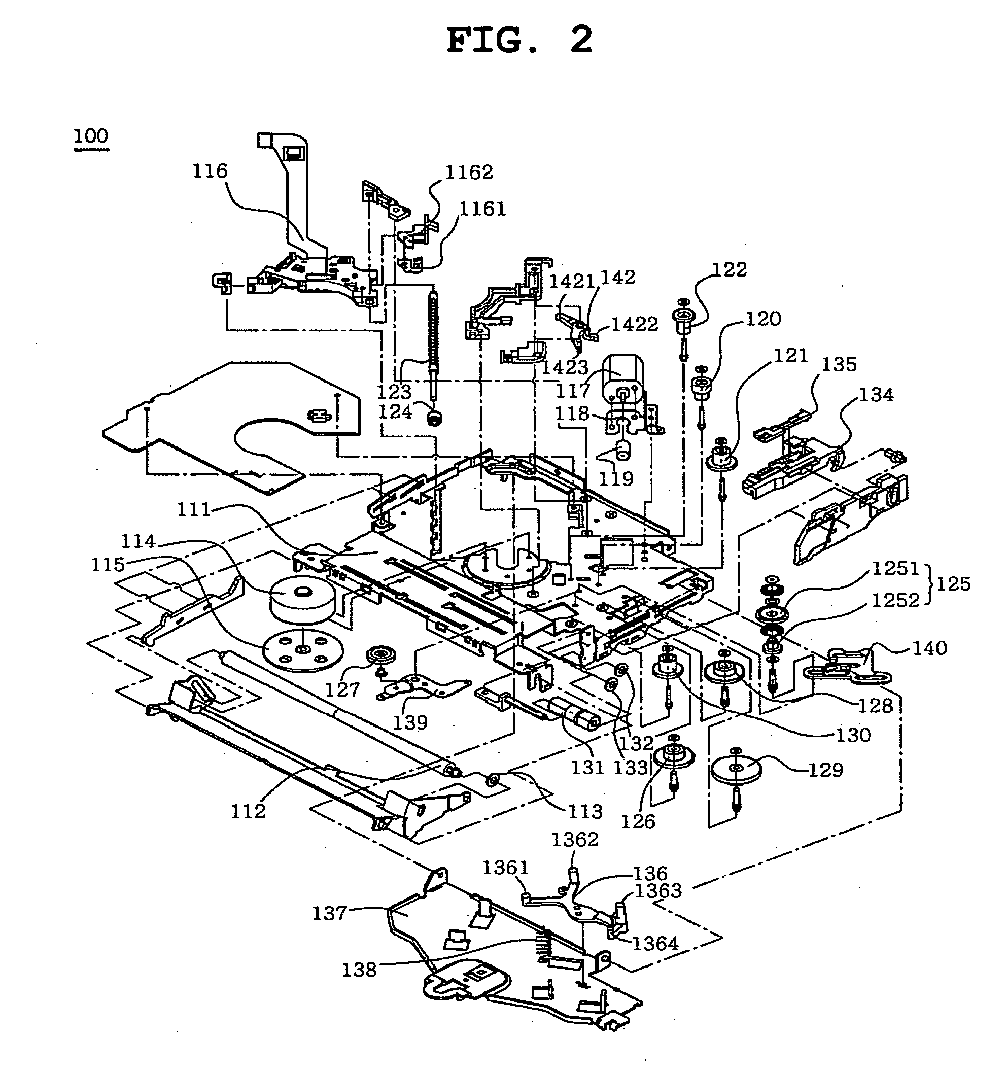Disk player for vehicles