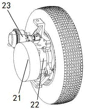 An active back-to-alignment control system for electric wheel suspension