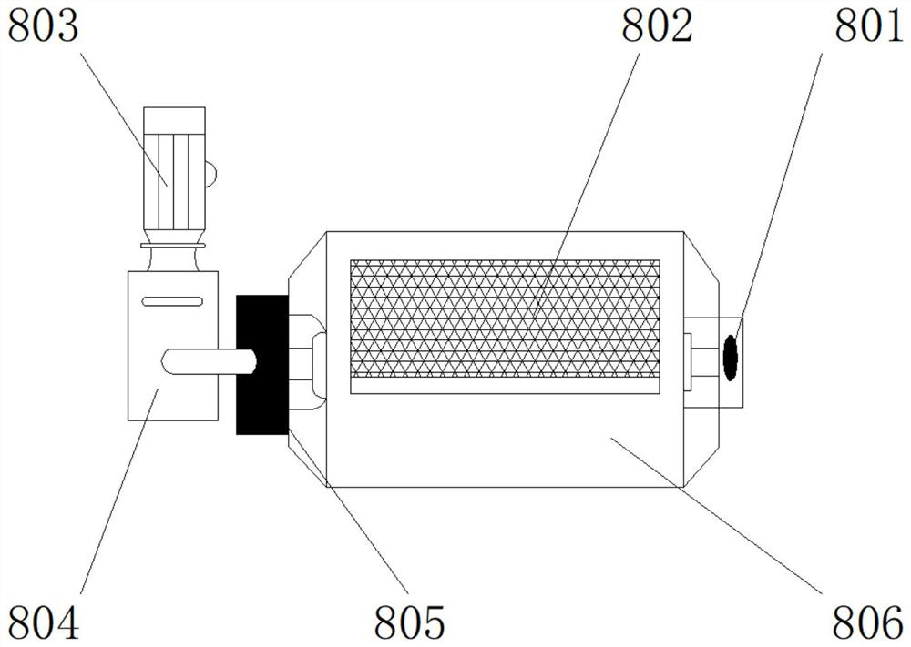 Discharging device for constructional engineering