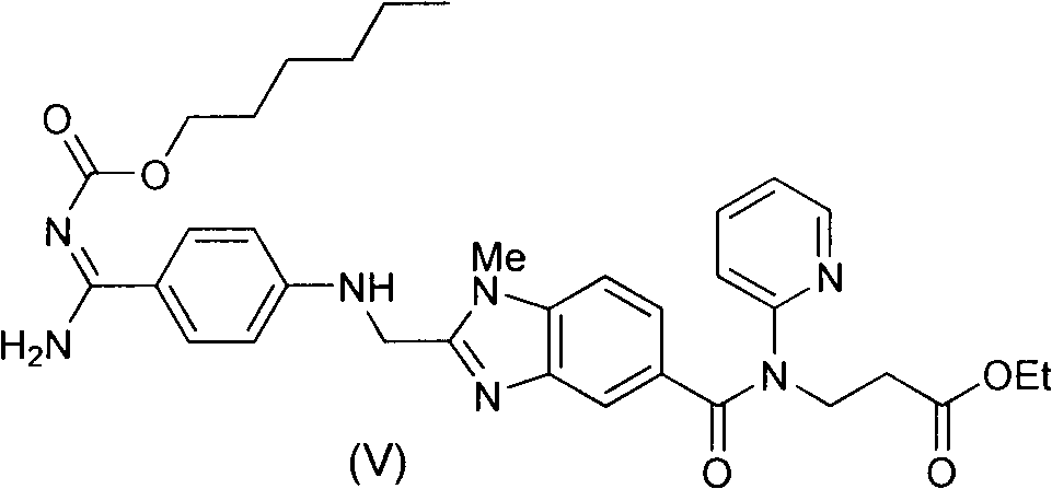 Preparation methods of 3-[N-(2-pyridyl)-3-amino-4-methylamino benzamido]-ethyl propionate