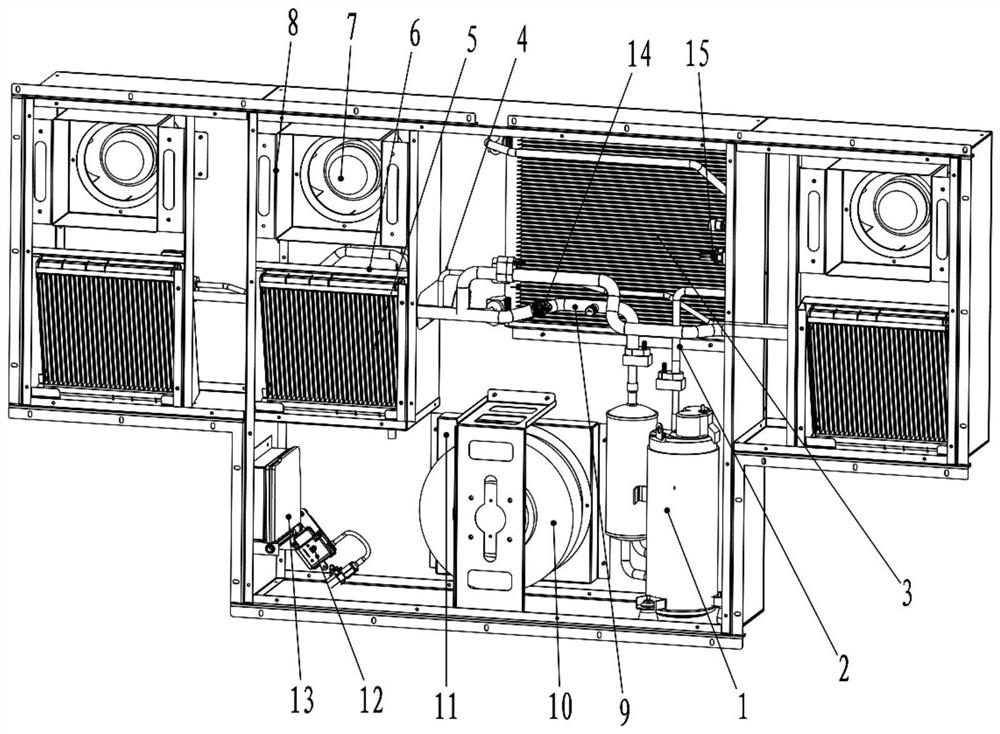 Double-cabinet and multi-connected-cabinet base station air conditioner