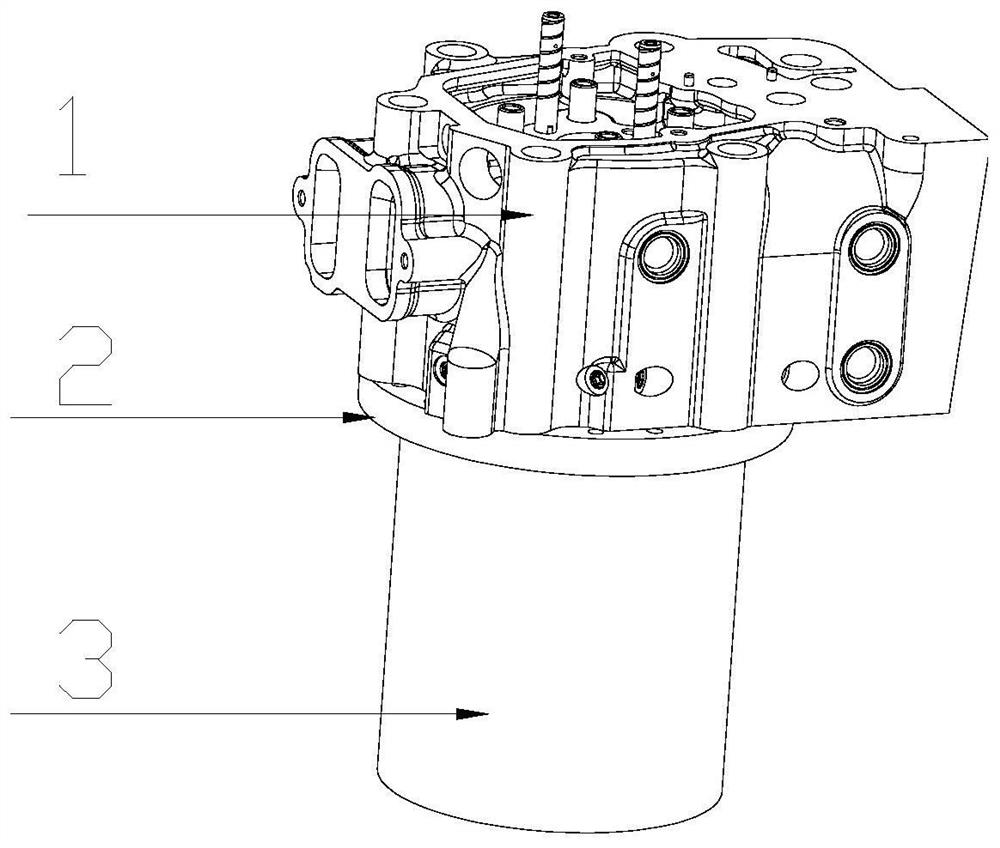 Floating cylinder sleeve sealing structure