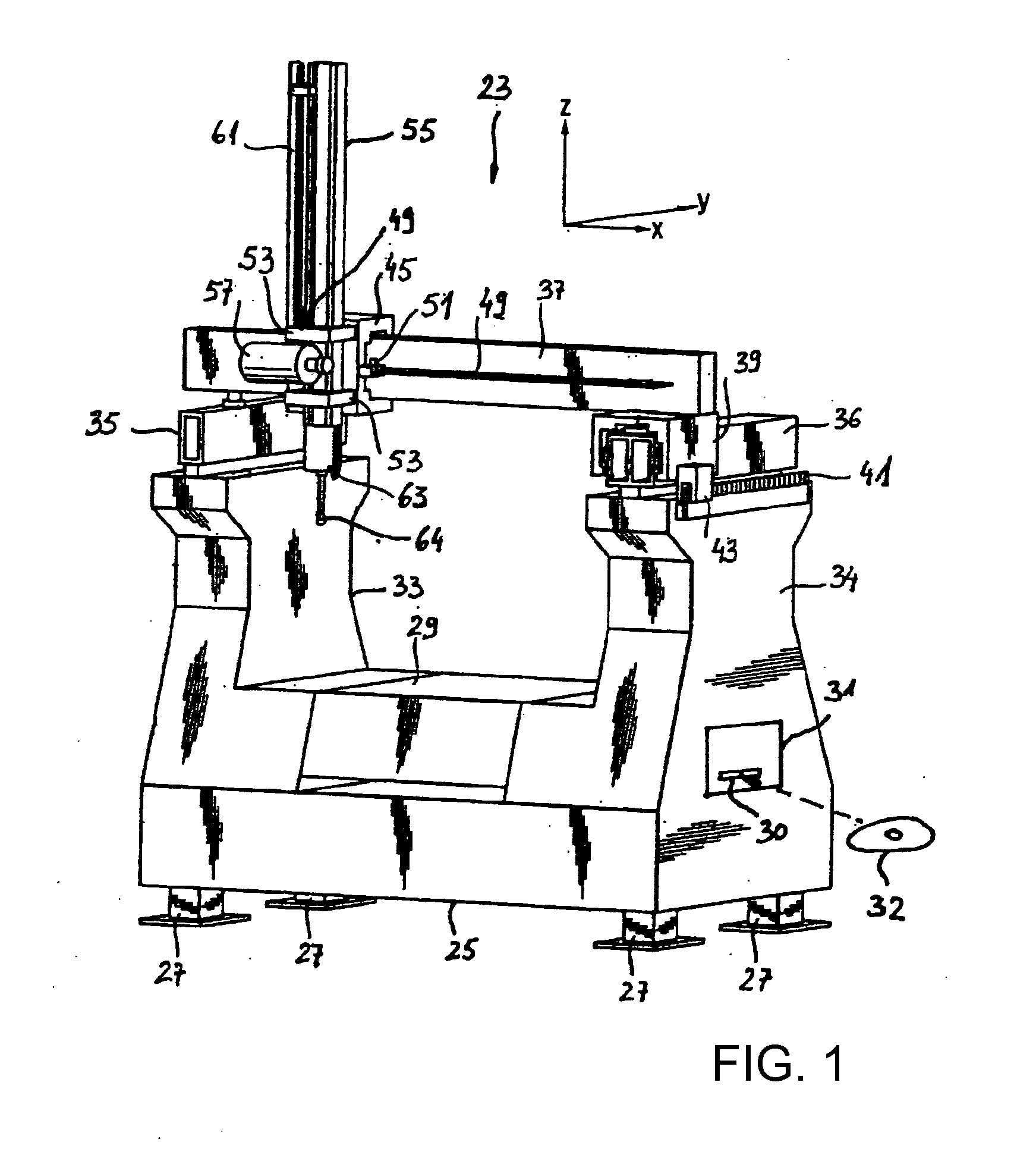 Method for Scanning a Surface with the Aid of a Coordinate Measuring Machine and Coordinate Measuring Machine