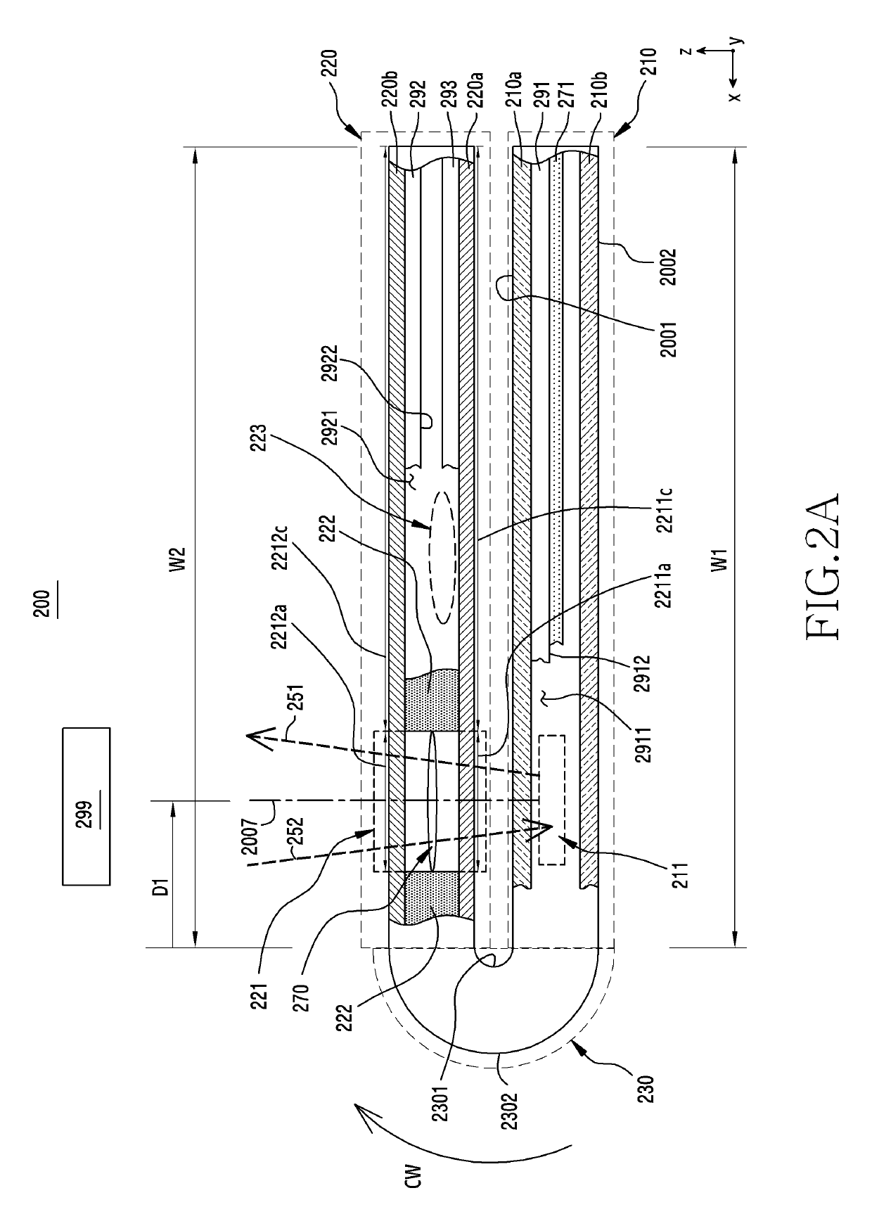 Flexible electronic device including optical sensor and method of operating same