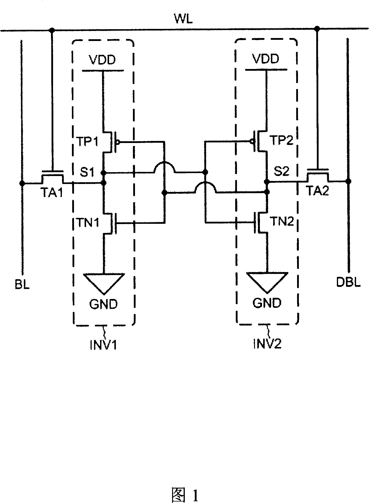 Static random access memory formed on PD SOI substrate and manufacturing method thereof