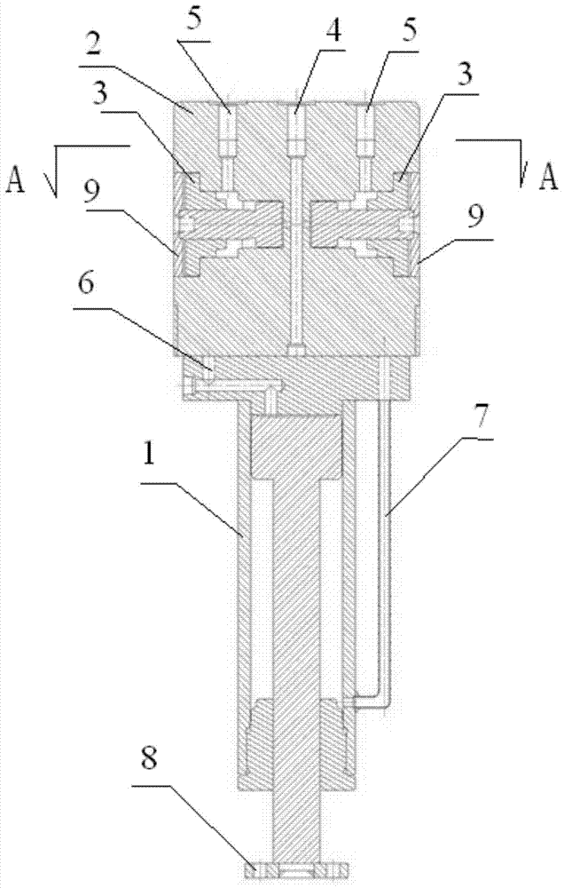 A fully hydraulic in-hole reaction force mechanism for vibrators in wells