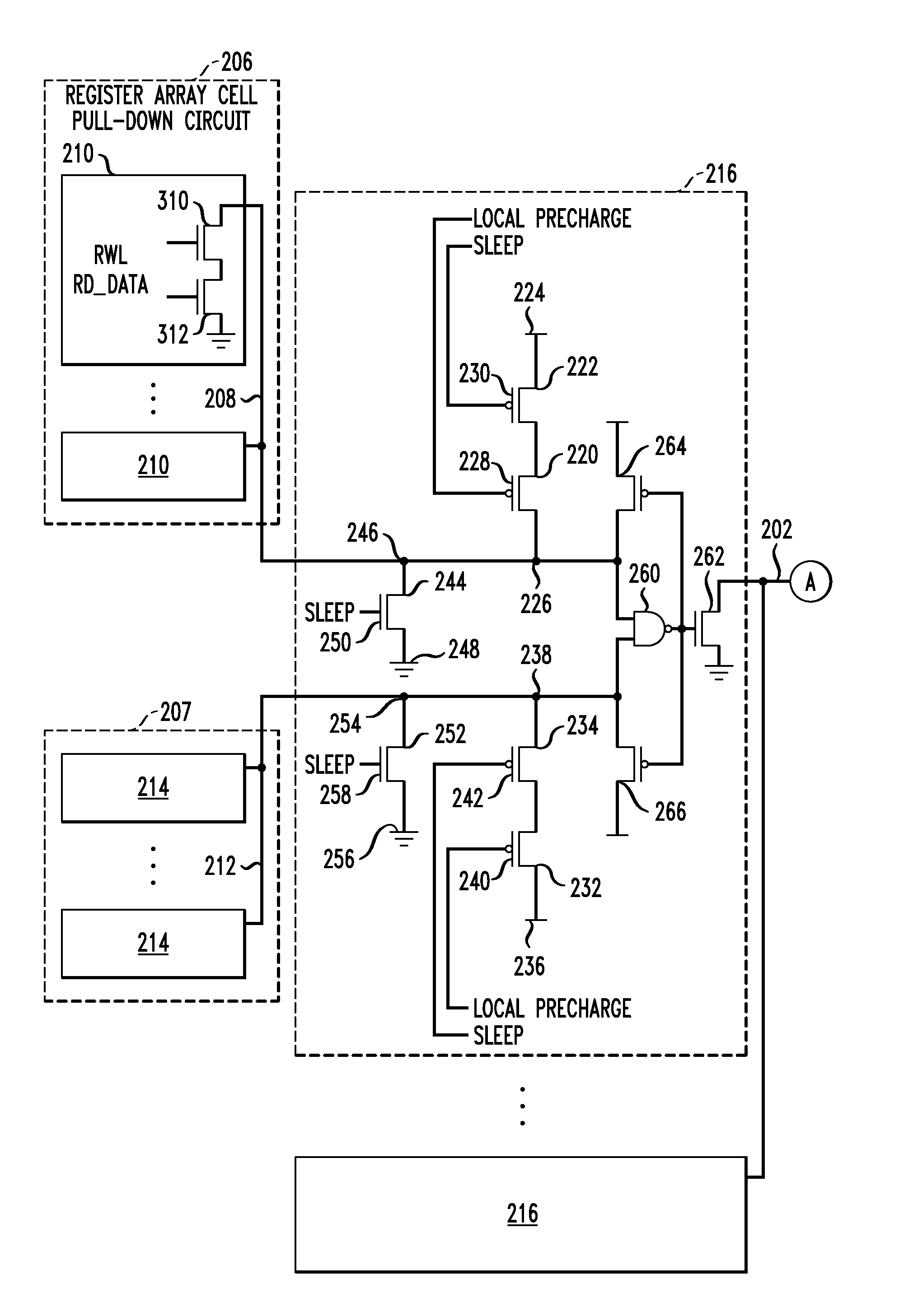 Memory circuits with reduced leakage power and design structures for same