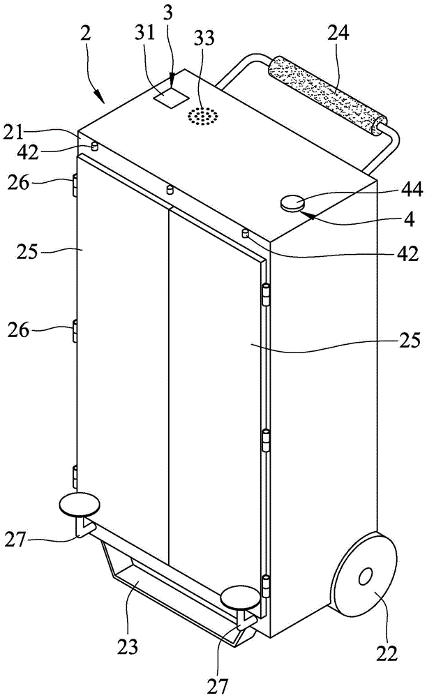 Chemistry leakage treatment vehicle