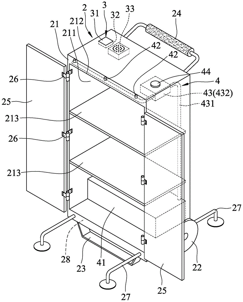 Chemistry leakage treatment vehicle