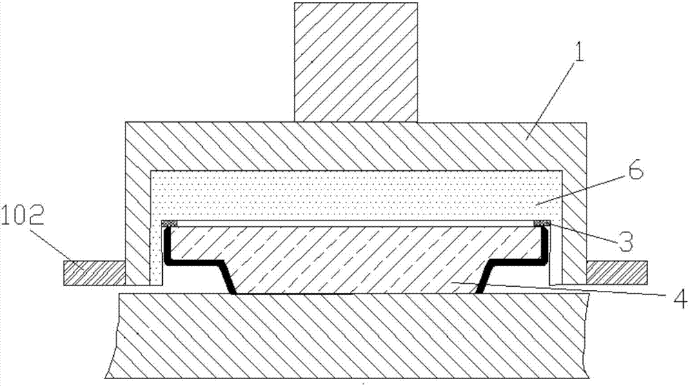 Polishing method and jig for glass input window element