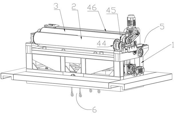 A linear grinding machine for anilox roll body