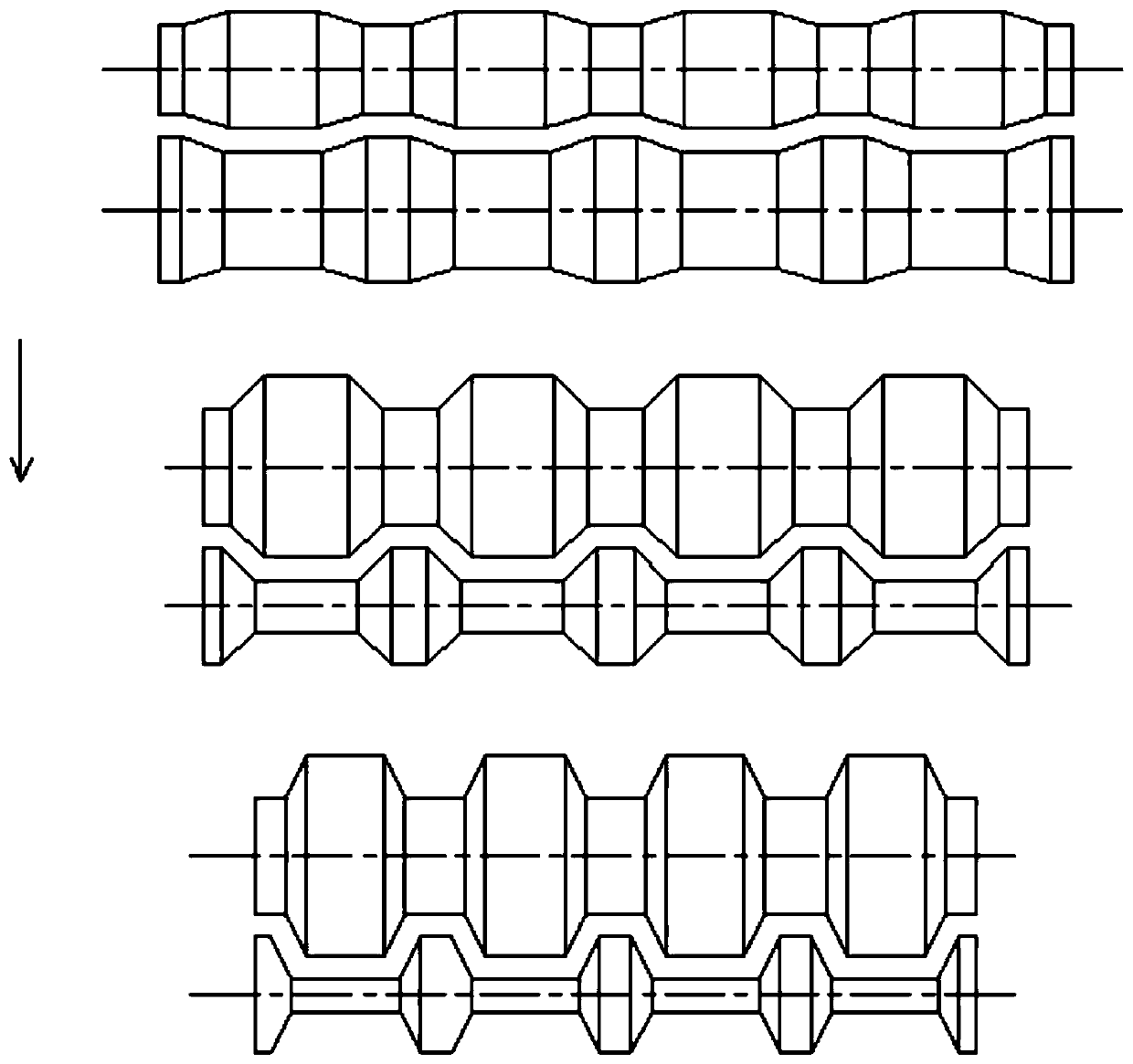 An online rolling thermoforming process of hot plate/strip and its application