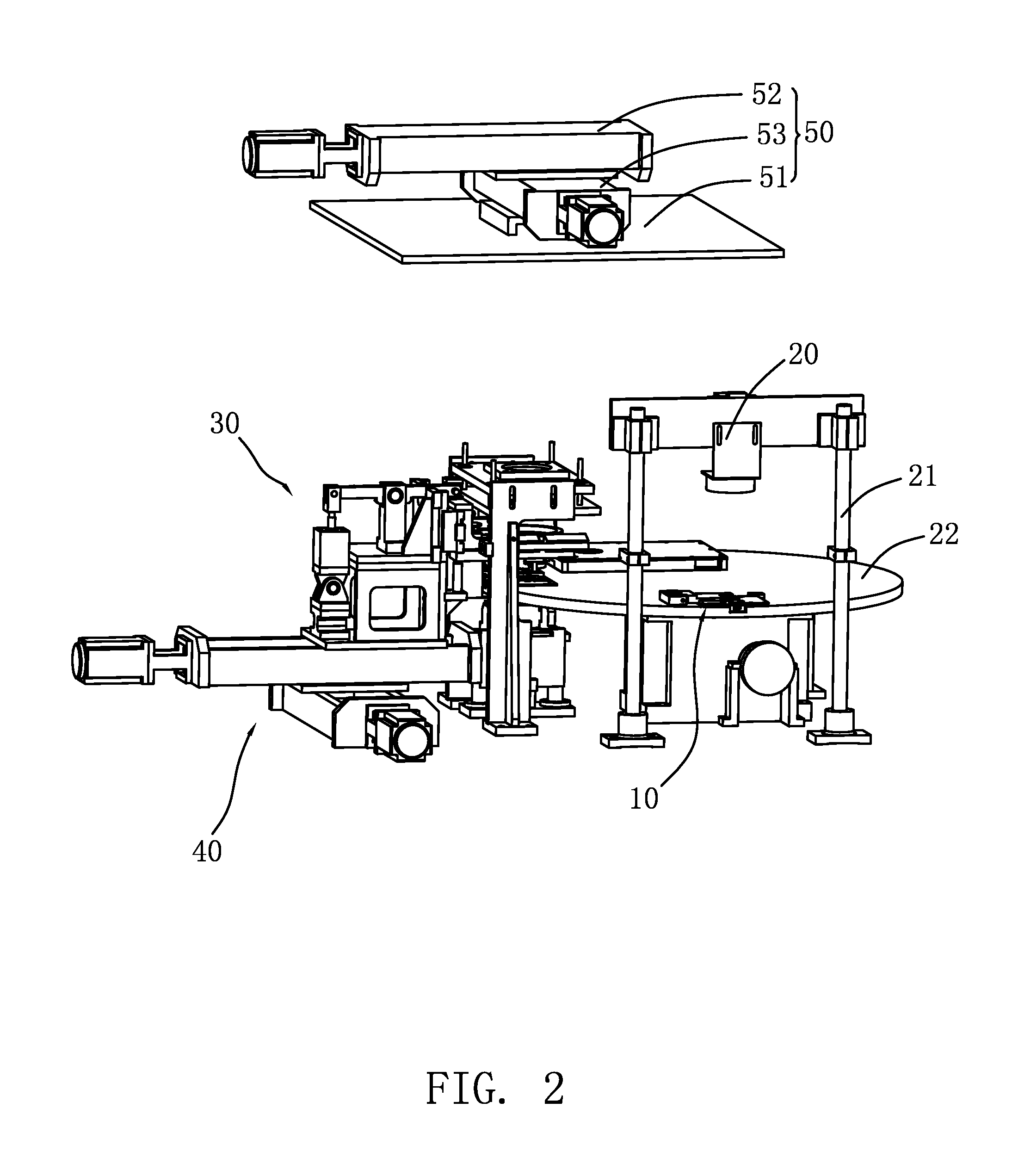 Method and apparatus for adjusting and testing an image sensor module