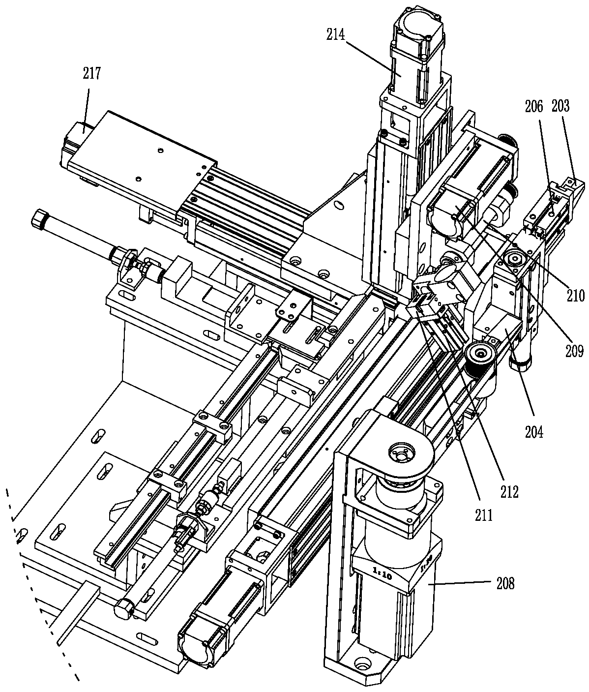 Two-time insertion mode flexible circuit board terminal shell insertion method and device