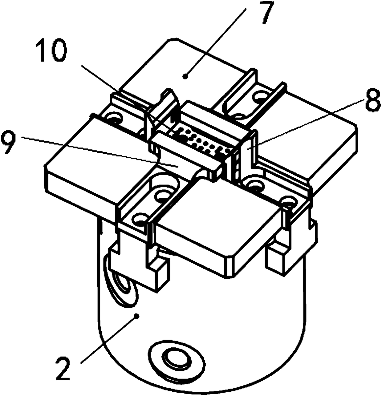 Method suitable for laser welding assembly of rectangular voice coil motor