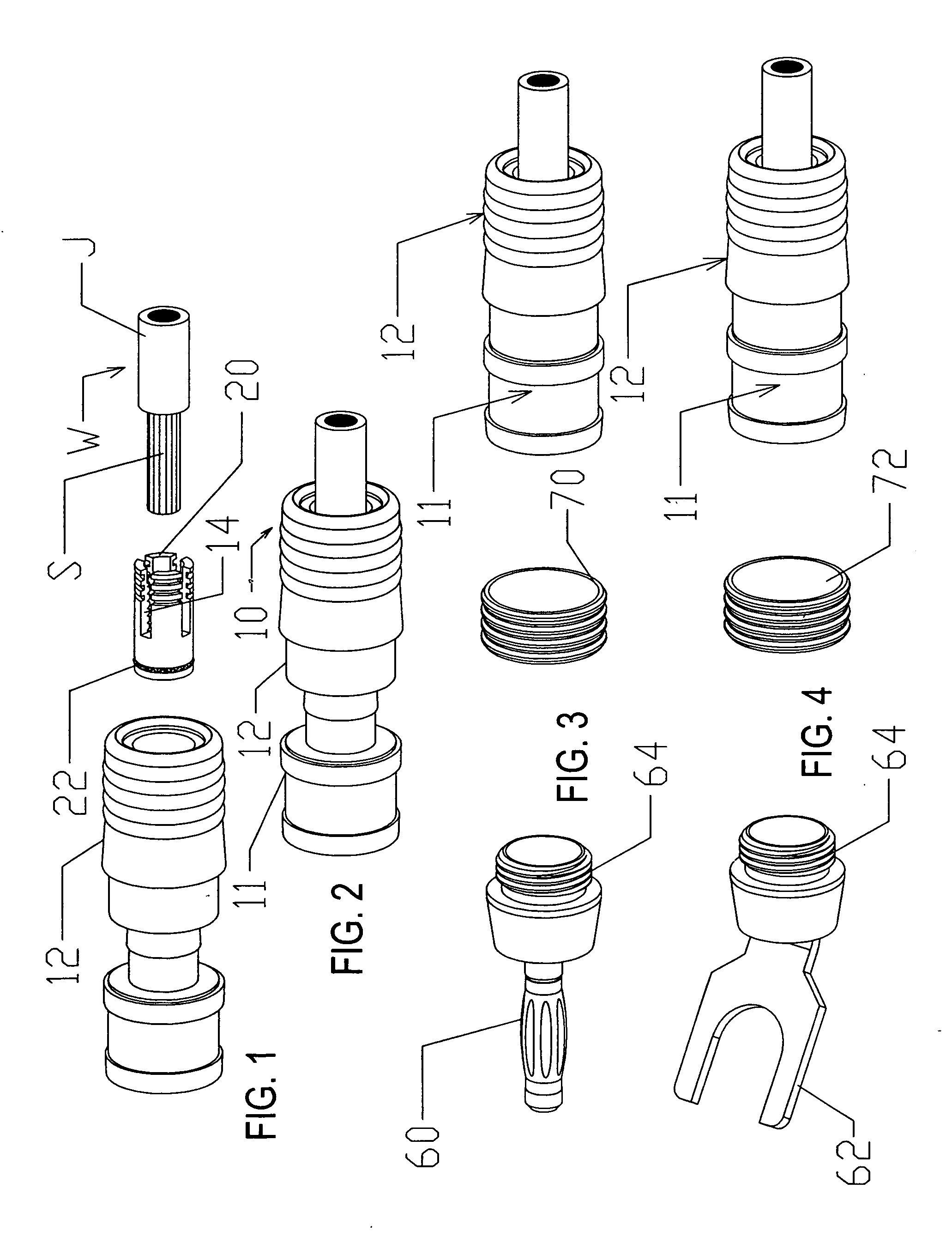 Crimpable wire connector assembly
