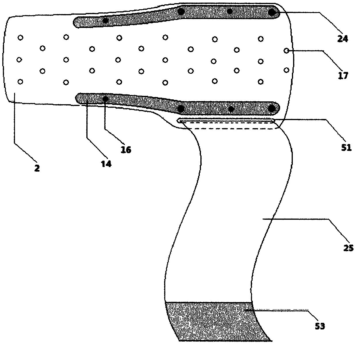 Finger traction reduction fixing integrated splint