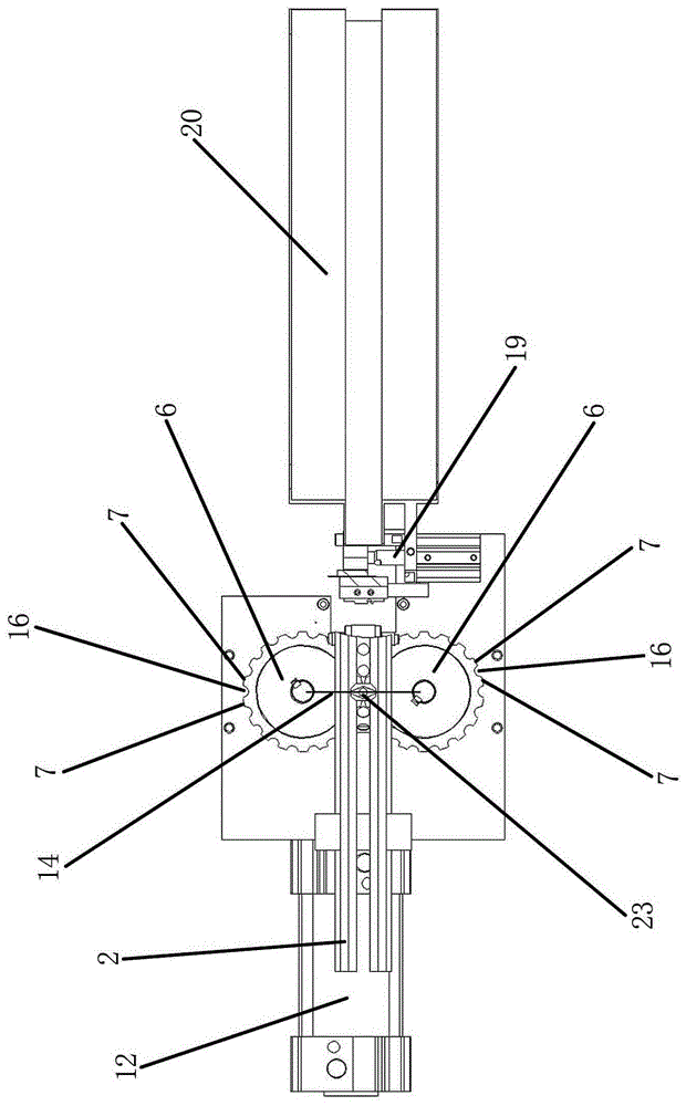 Bag threading device