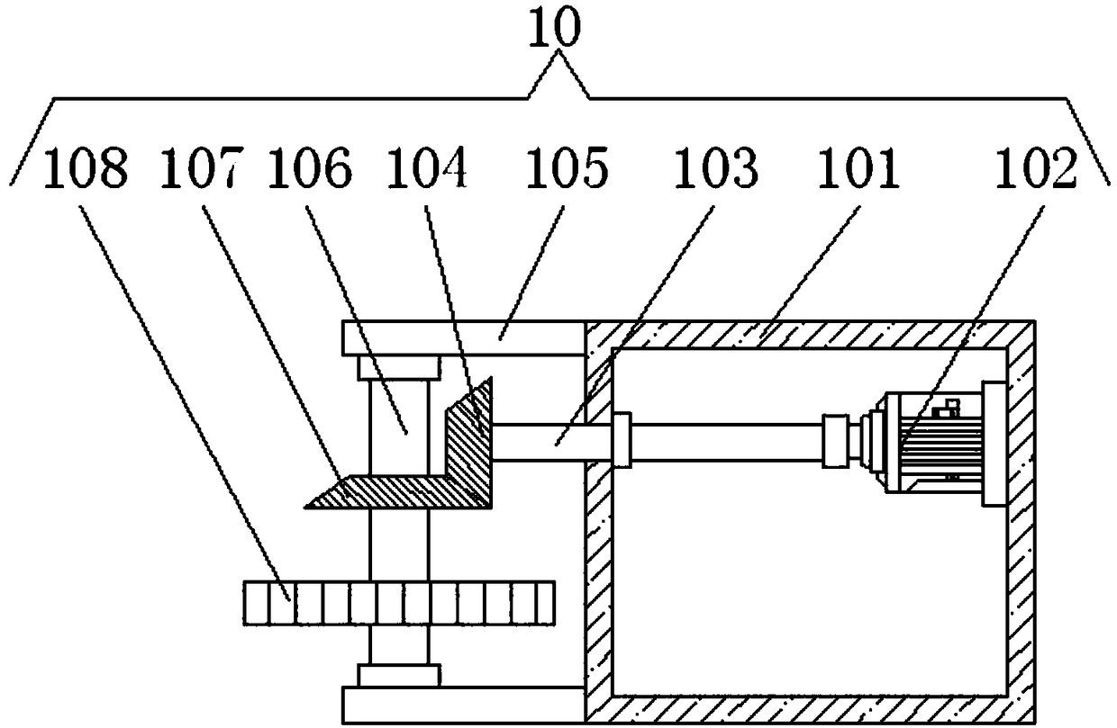 Domestic garbage disposal device with good pulverization effect